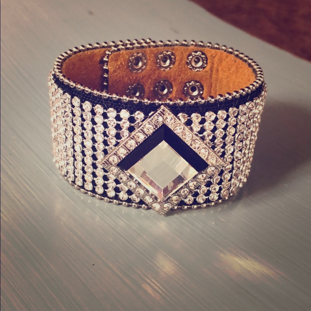 Rhinestone cuff